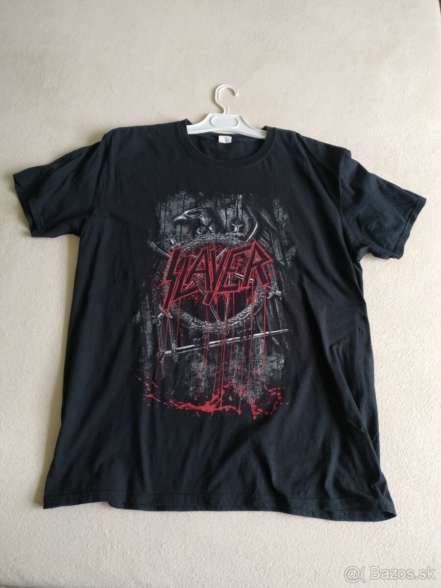 Predám metalové tričká a mikiny , Slayer, Metallica...