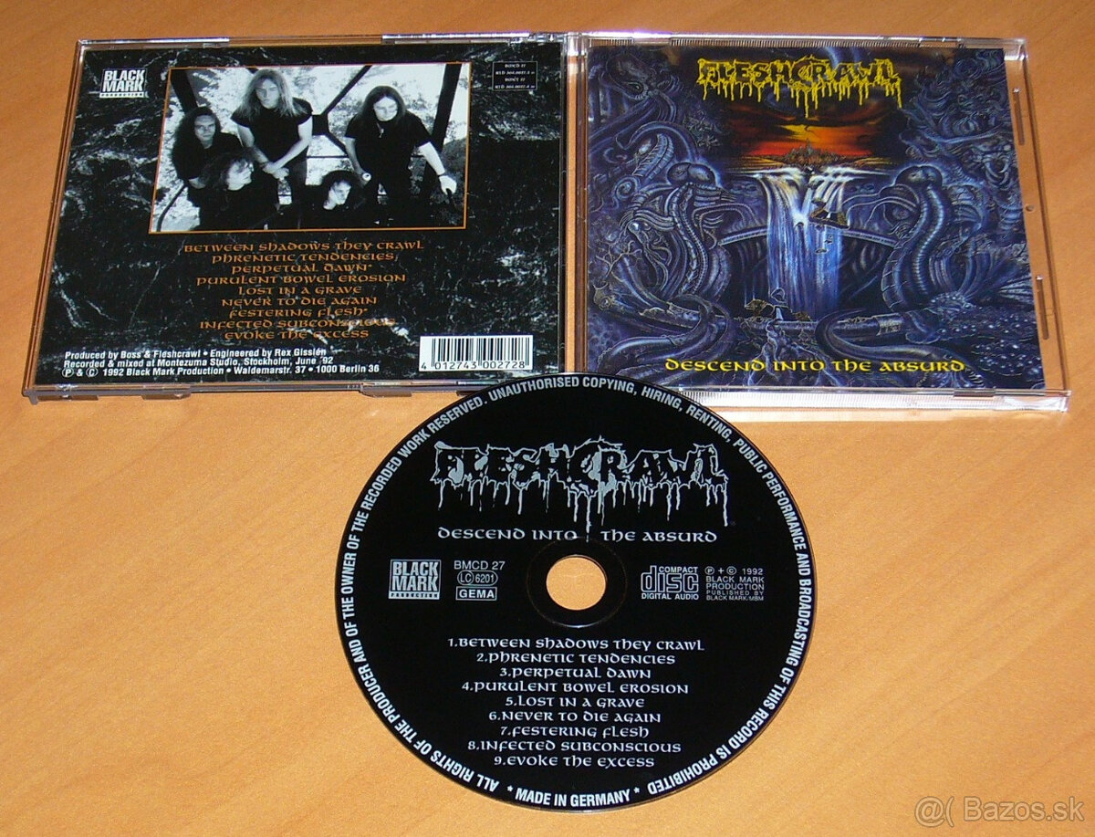 洋楽 Fleshcrawl Descend Into The Absurd CD Fleshcrawl – Descend Into The Absurd – CD (Album), 1992