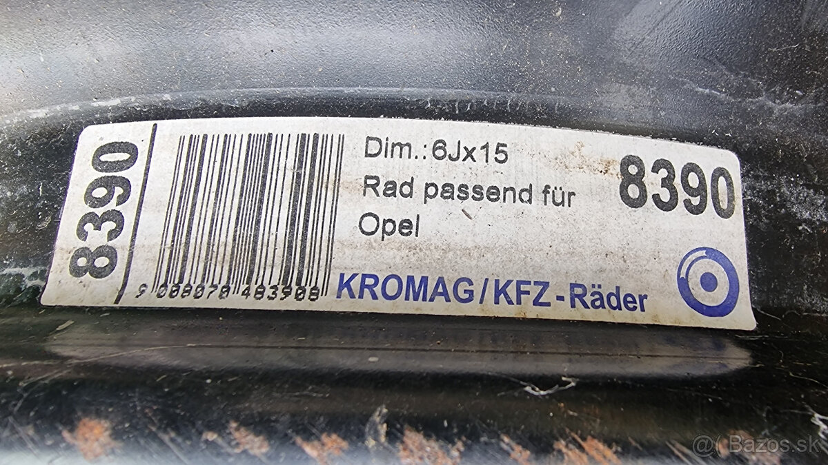 Plechové disky Opel
