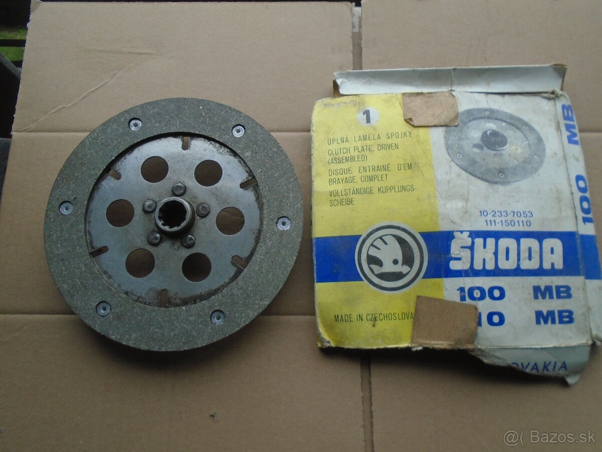 škoda 1000, 1100, 100, 110, 105, 120 MB  Spojka