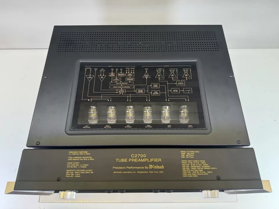 McIntosh C2700 predzosilňovač trubice