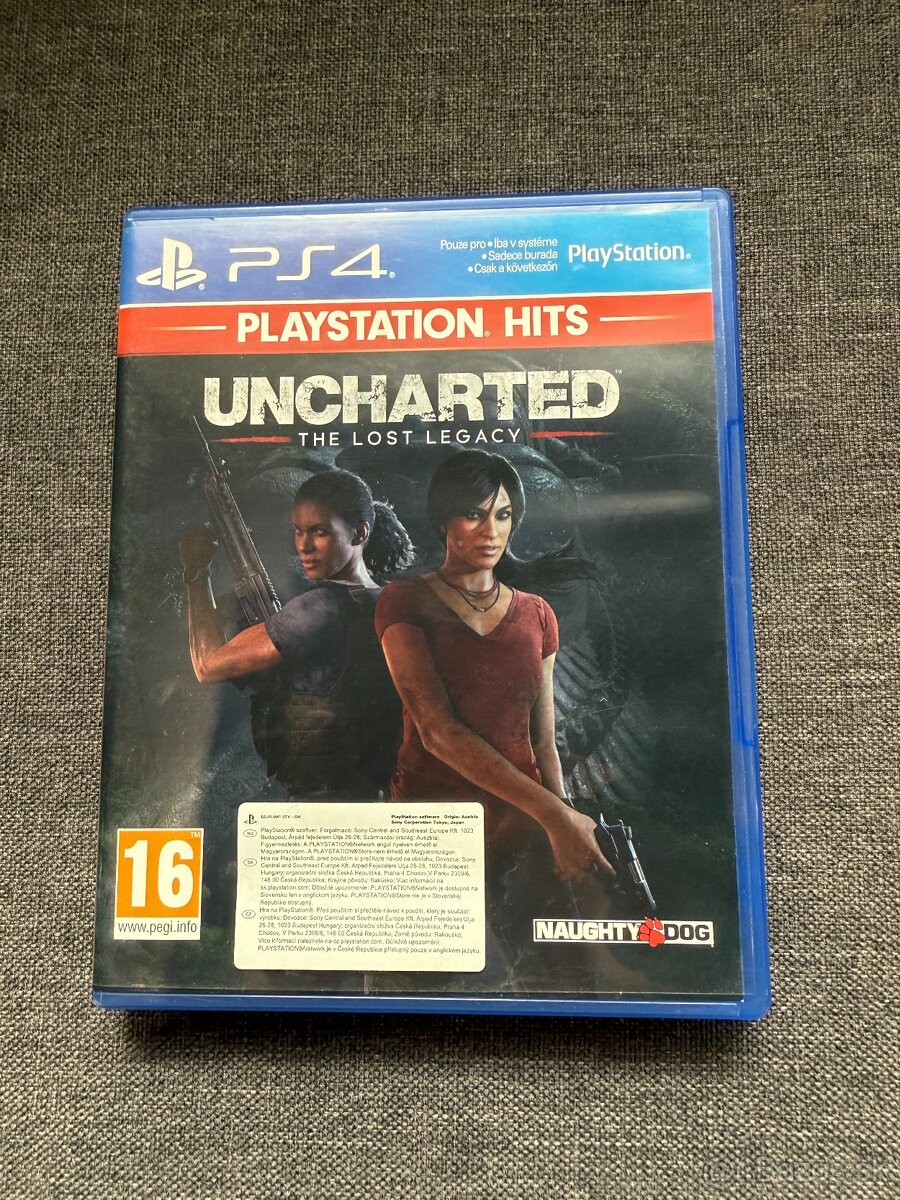 PlayStation 4 hra: Uncharted: The Lost Legacy