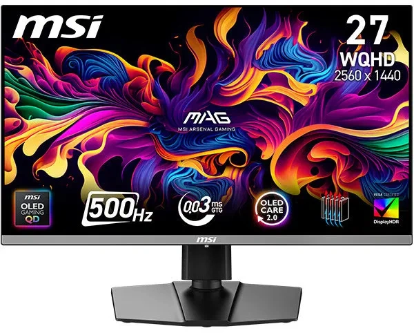 26,5" MSI MAG 272QP QD-OLED X50