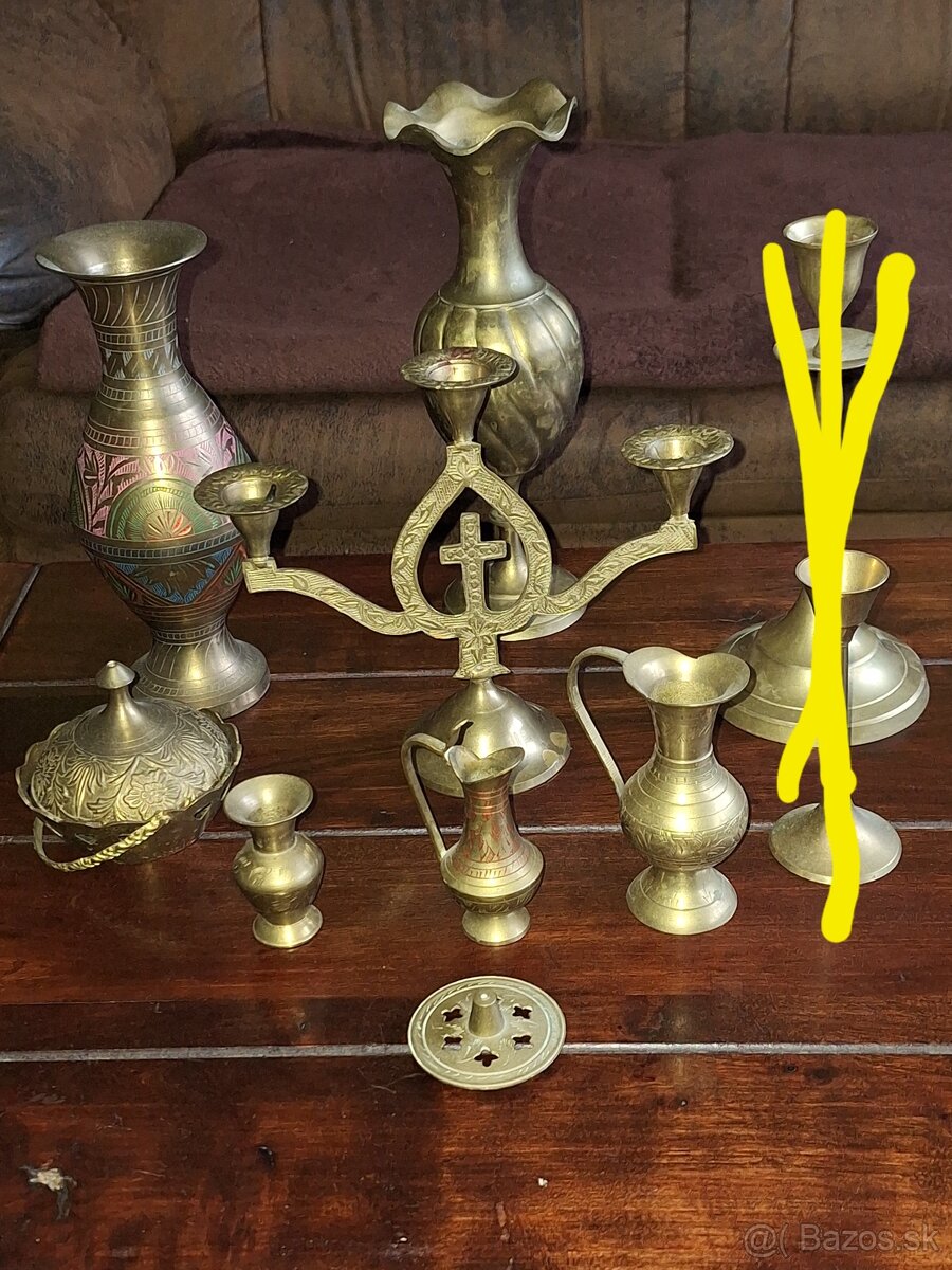 Staré mosadzné veci.