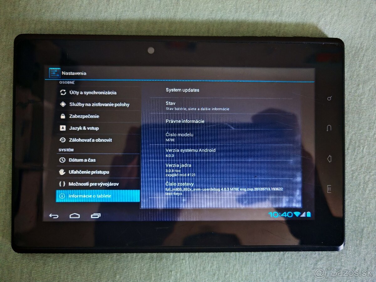 Tablet Umax Joyplus M78E
