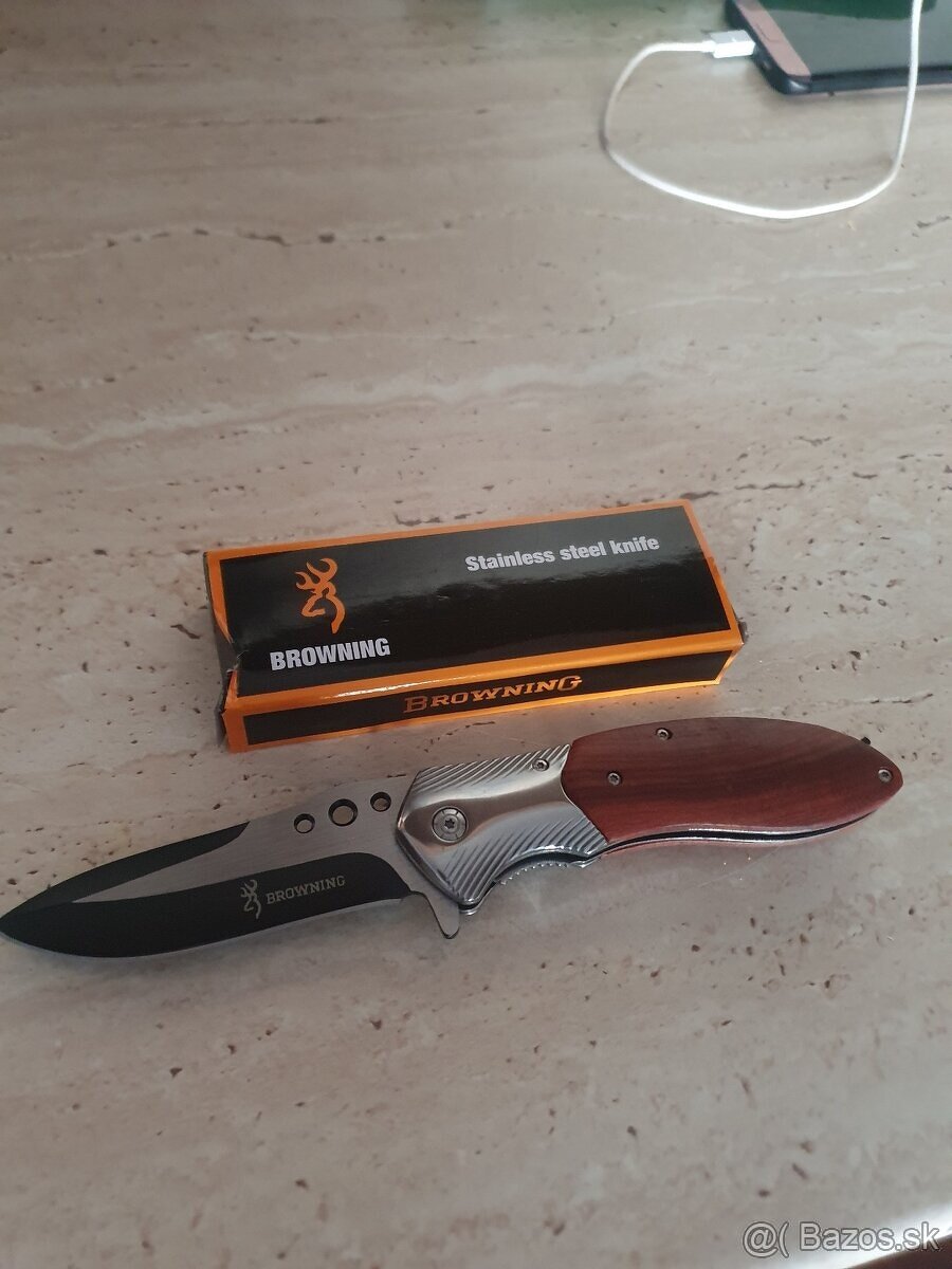 Predam novy noz BROWNING,dlzka 22 cm