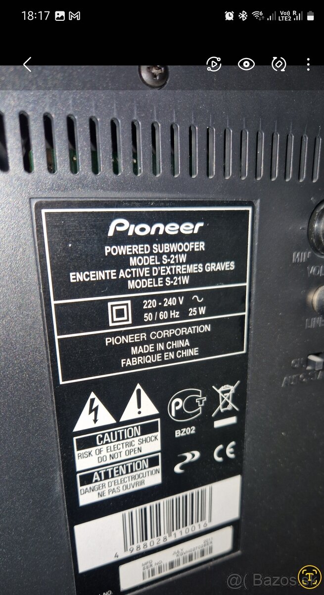 SONY receiver 5x100W+ Repro