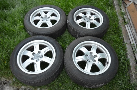 Orig. 17" alu disky AUDI so zimn. pn. 225/55 R17