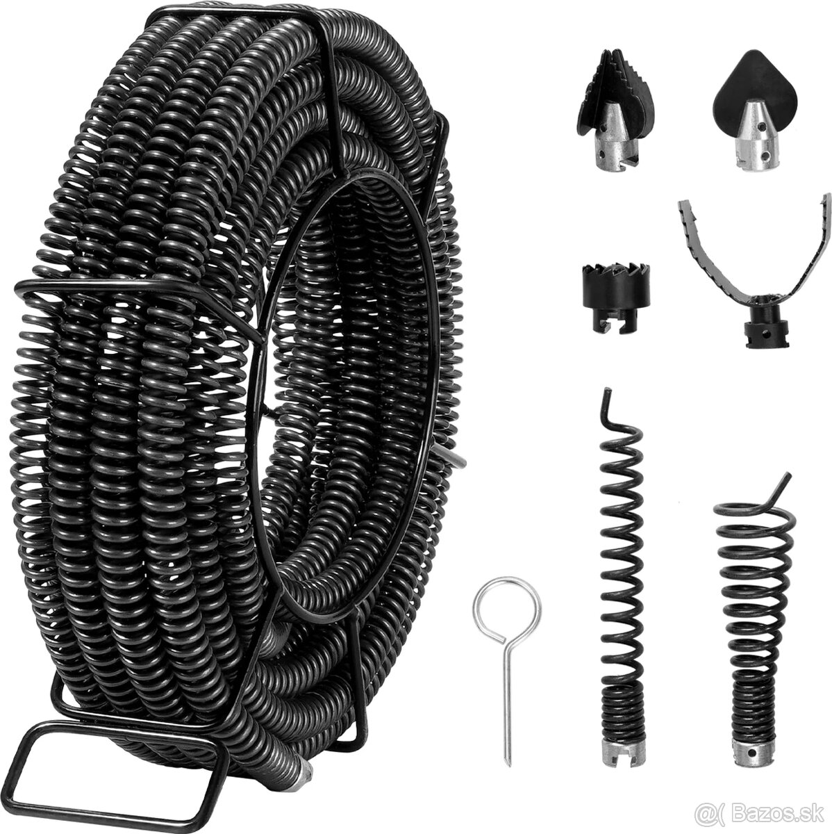 VEVOR špirála na čistenie potrubia 14 m x 22 mm, ktrko