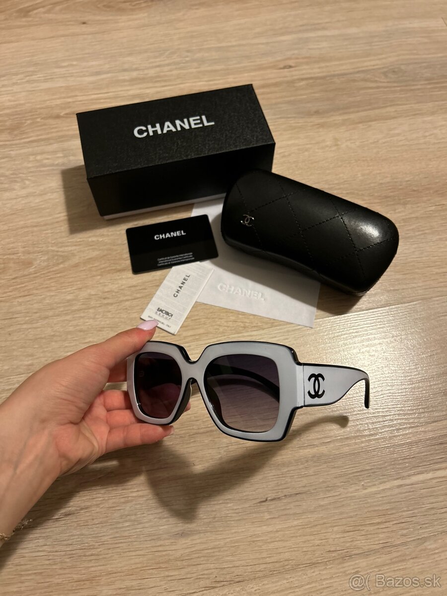 Chanel 0CH6056 slnečné okuliare - bielo/čierne (CHAN3)