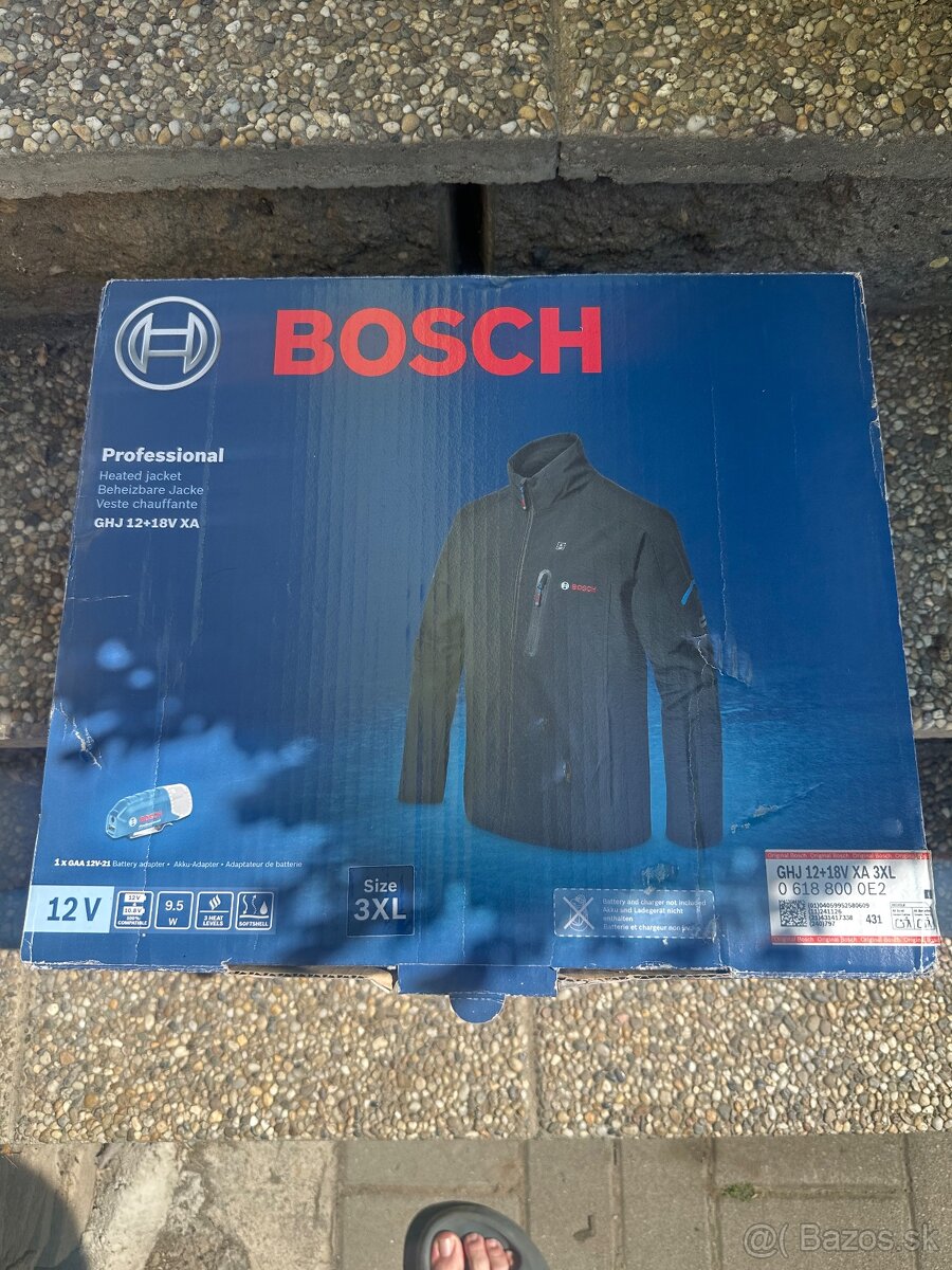 Predám vyhrievanú bundu Bosch GHJ 12+18V XA