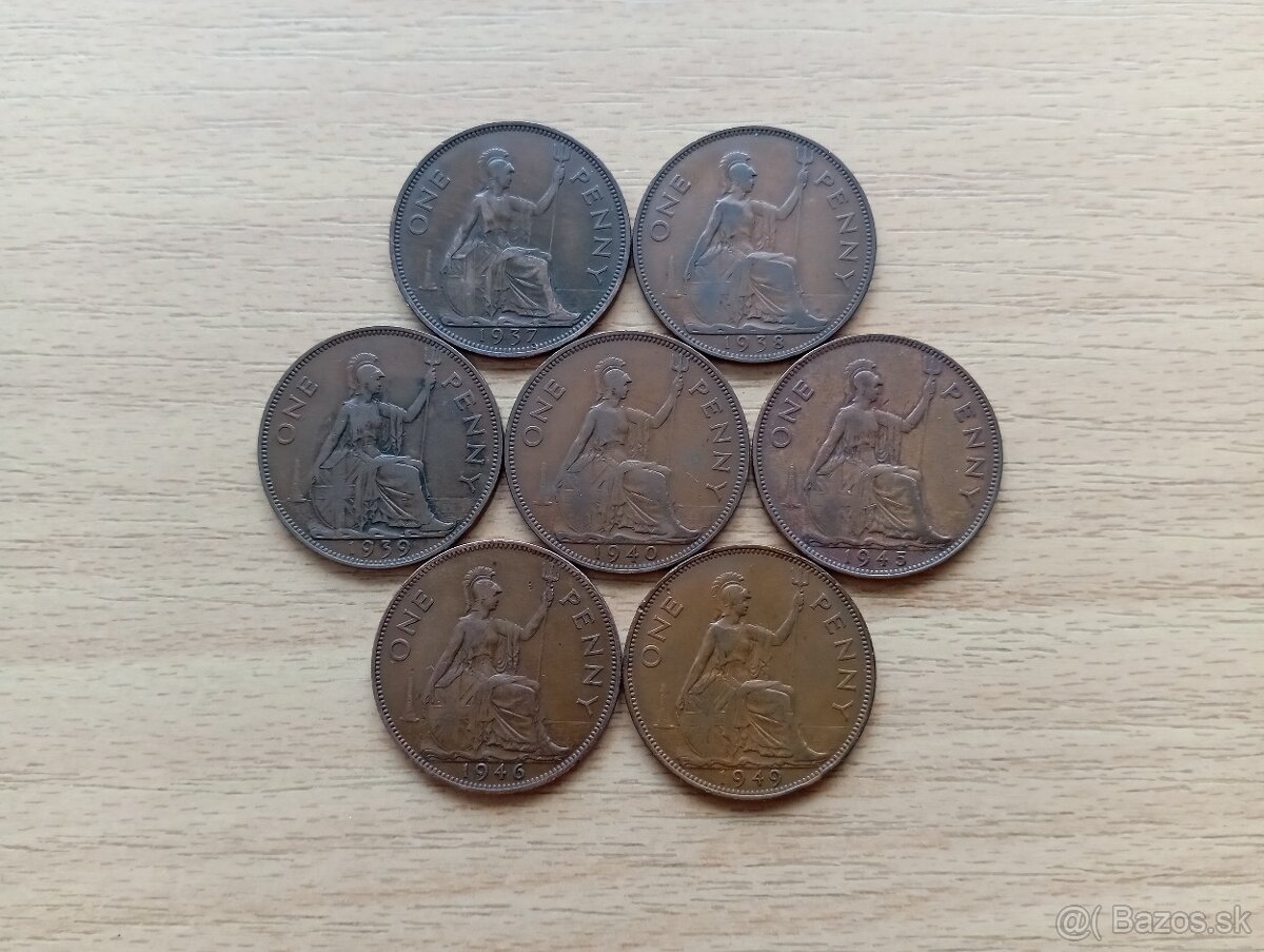 Britské staré mince 3