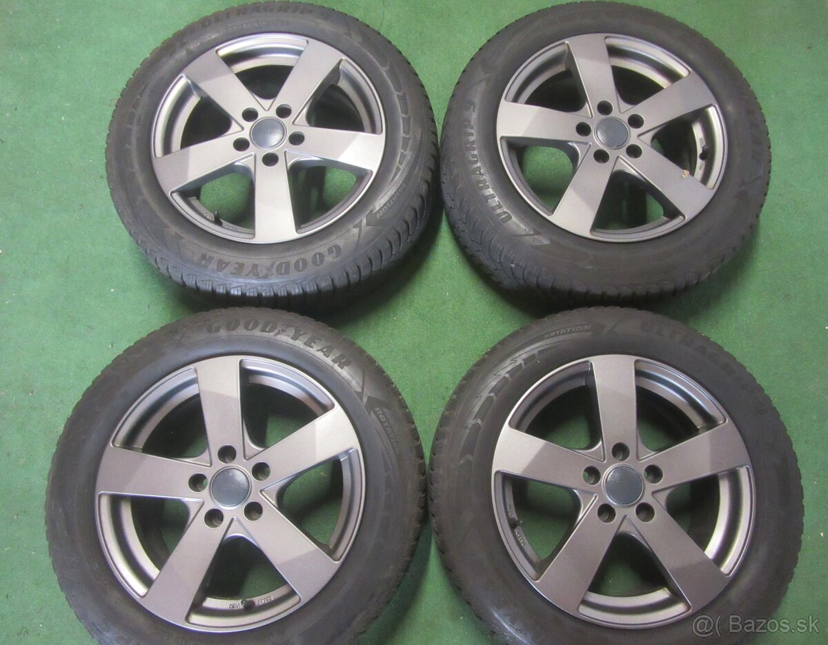 R16 Zimná sada DEZENT rozteč 5x108 205/60R16 GOODYEAR