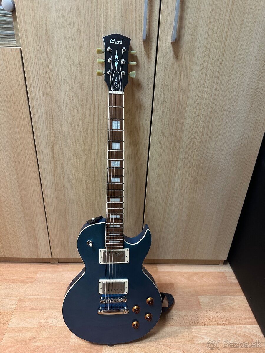 Elektrická gitara Cort CR200 FLIP BLUE