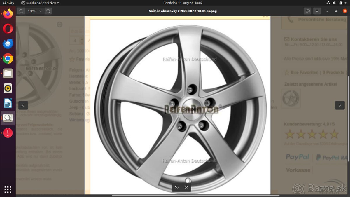 Nove Alu disky 5x100 R16 ET38