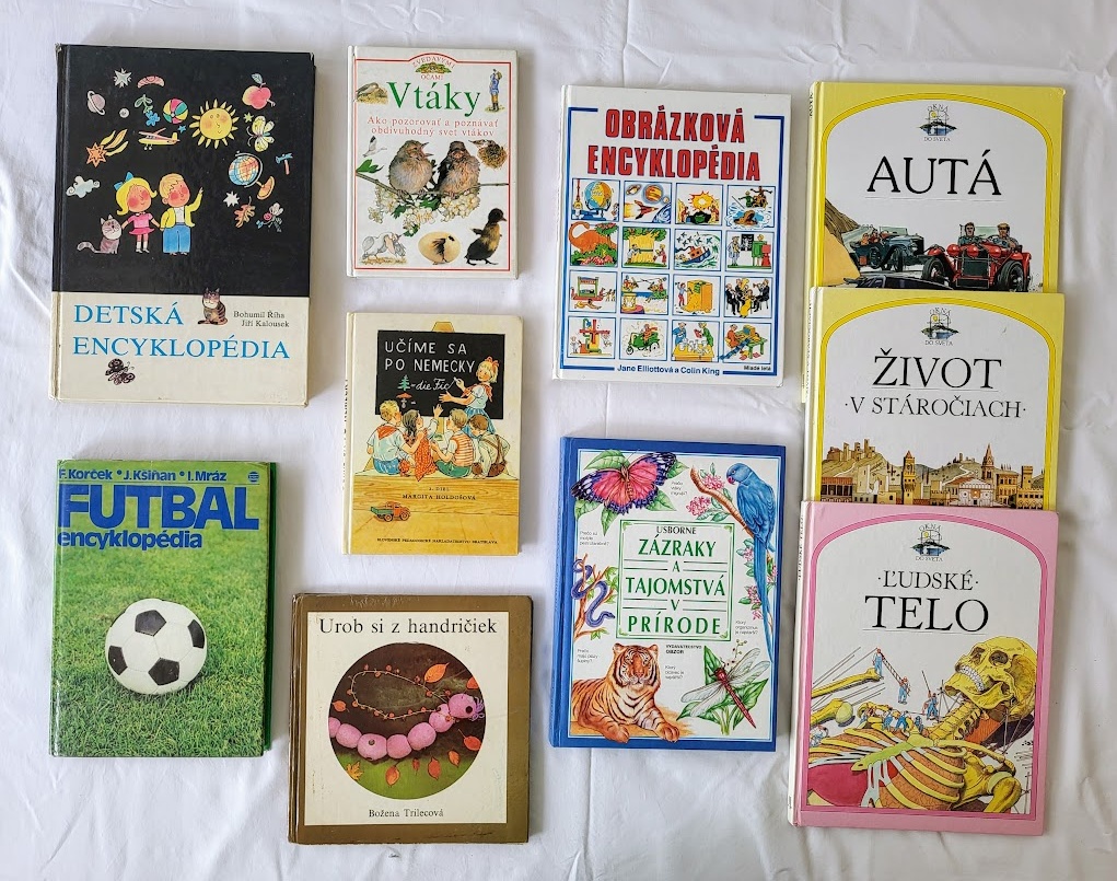 Detské knihy - Naúčné, Disney, staršie,....