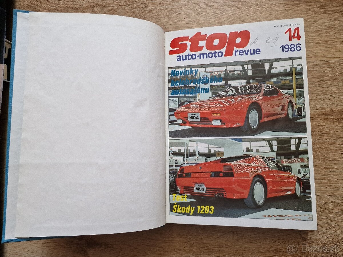 Časopisy Stop rok 1986. Zviazané II.diel č. 14-26.