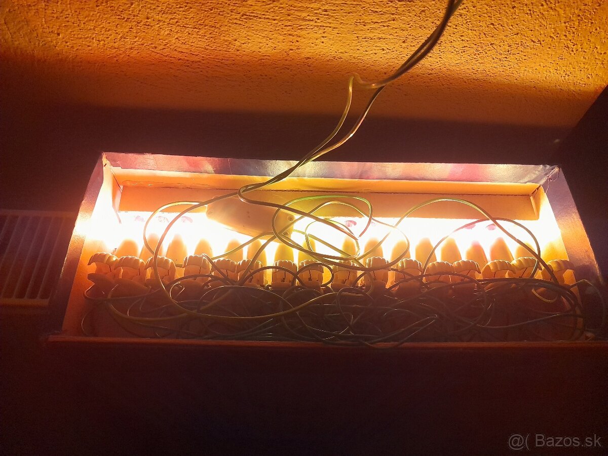 Staré retro vianočné osvetlenie