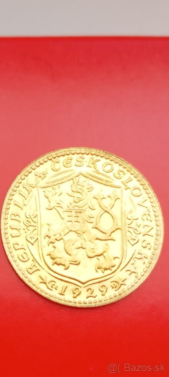 SVATOVÁCLAVSKÝ DUKÁT 1929, KRÁSNÝ STAV