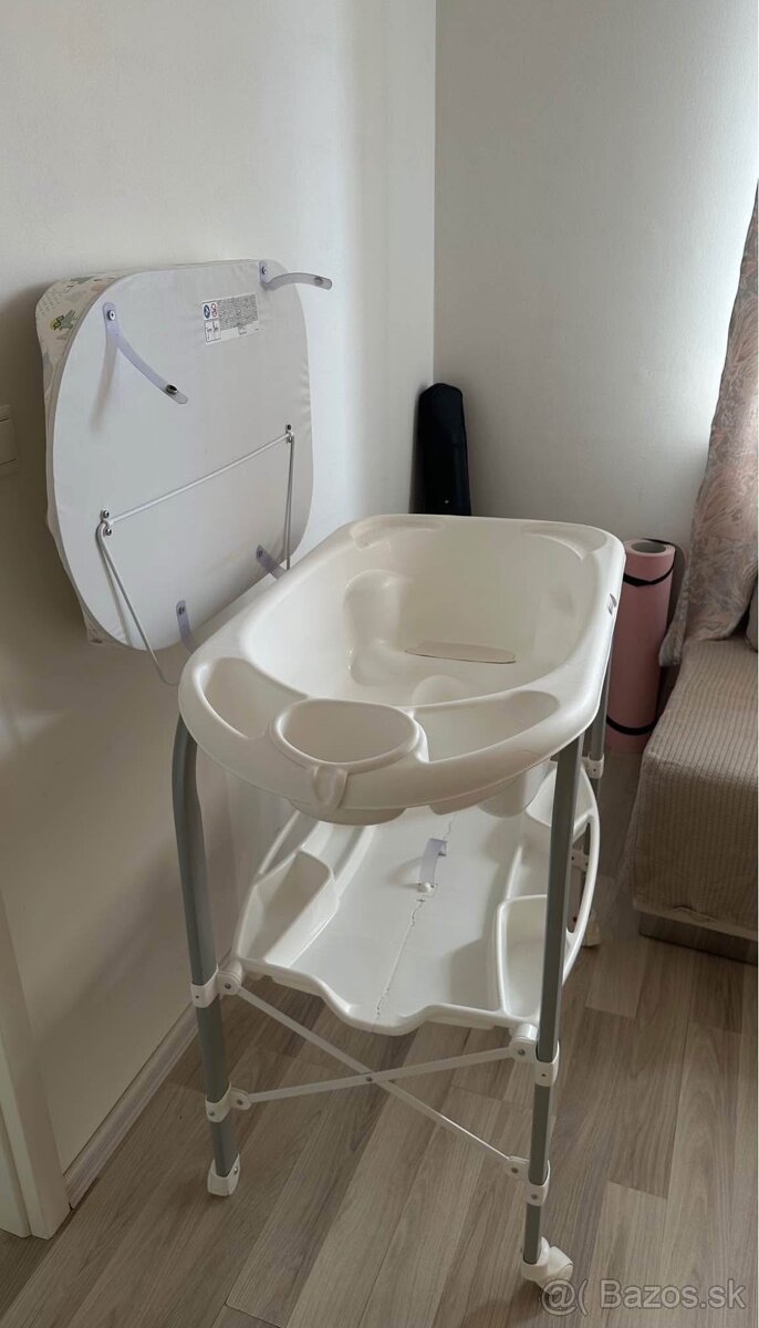 Prebaľovací pult + vanička