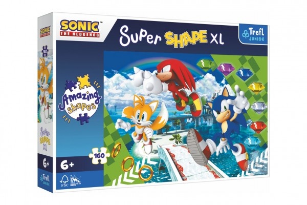 Puzzle Šťastný Sonic/Sonic 60x40cm