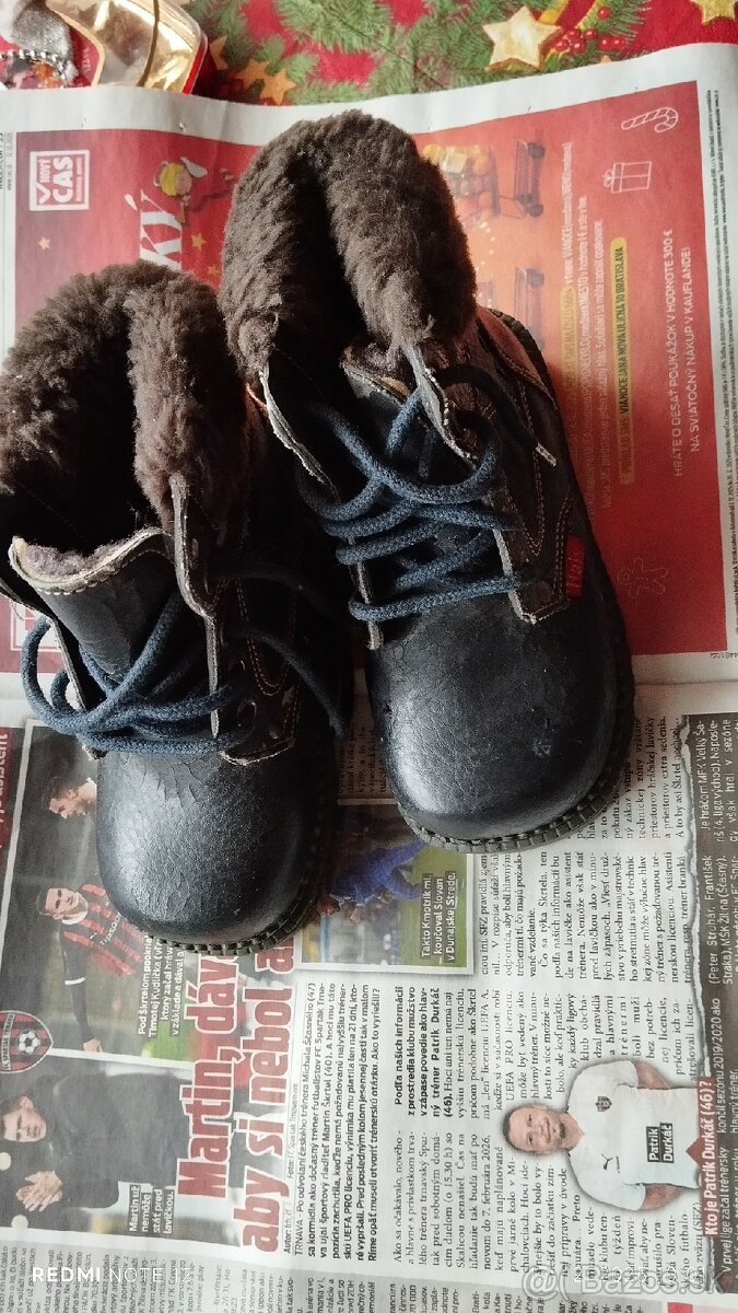 Detské zimné topánky