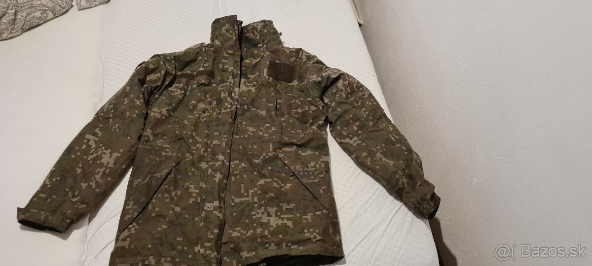 Vojenská goratex zimná bunda OSSR vzor 2007
