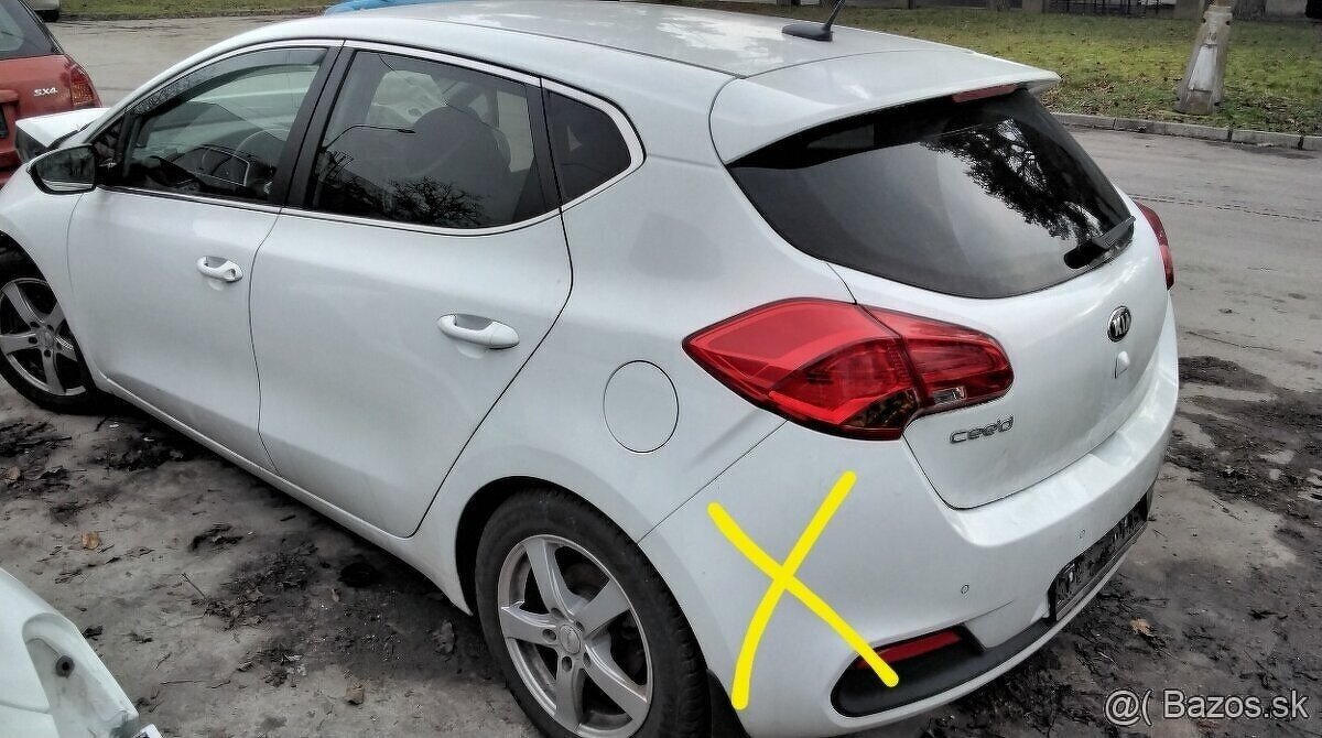 KIA CEED 1.4 2013 predám DVERE, MOTOR G4FA, PREVODOVKA, ZADN