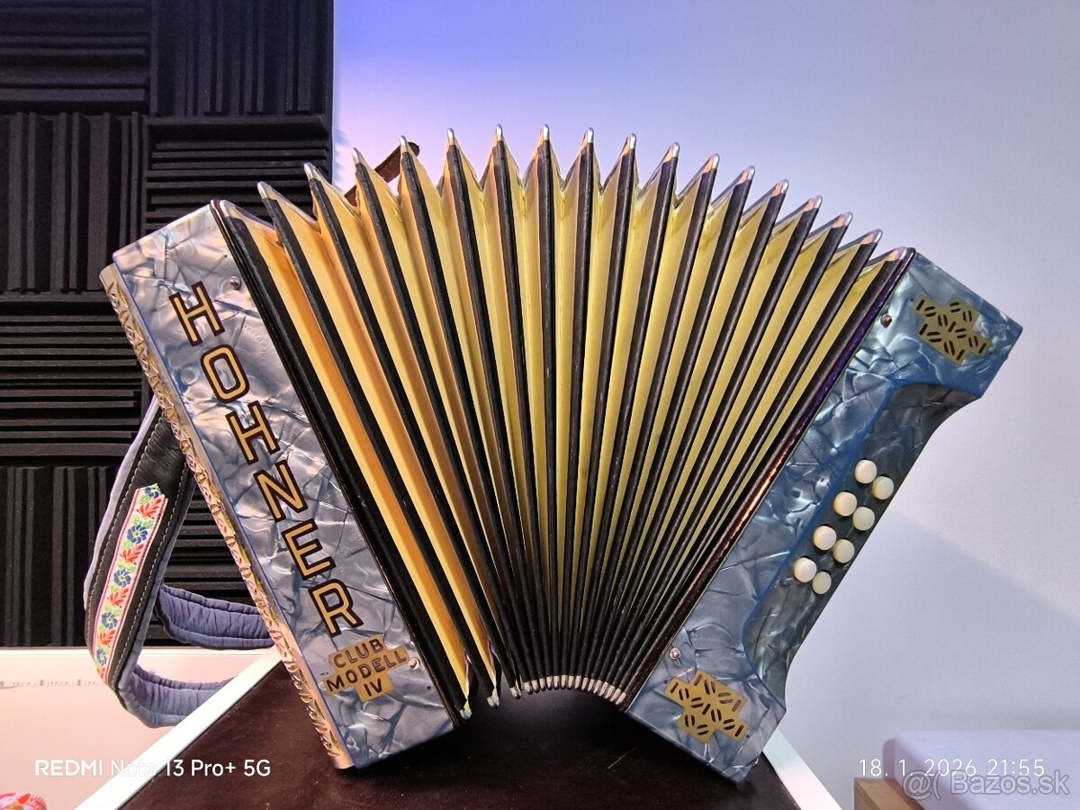 Predám heligonku HOHNER Club IV