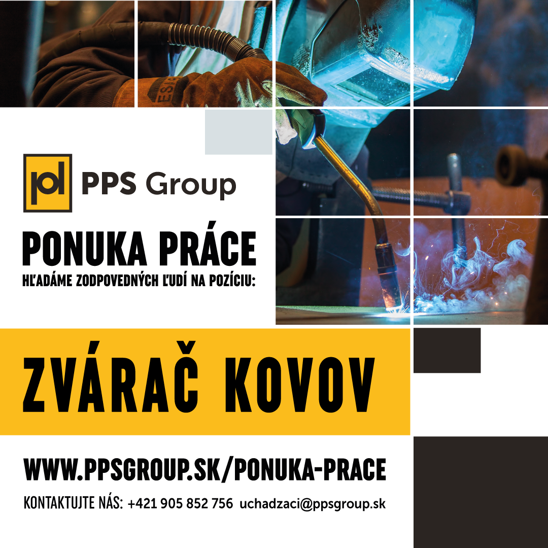 Zvárač - do PPS Group prijmeme zváračov kovov