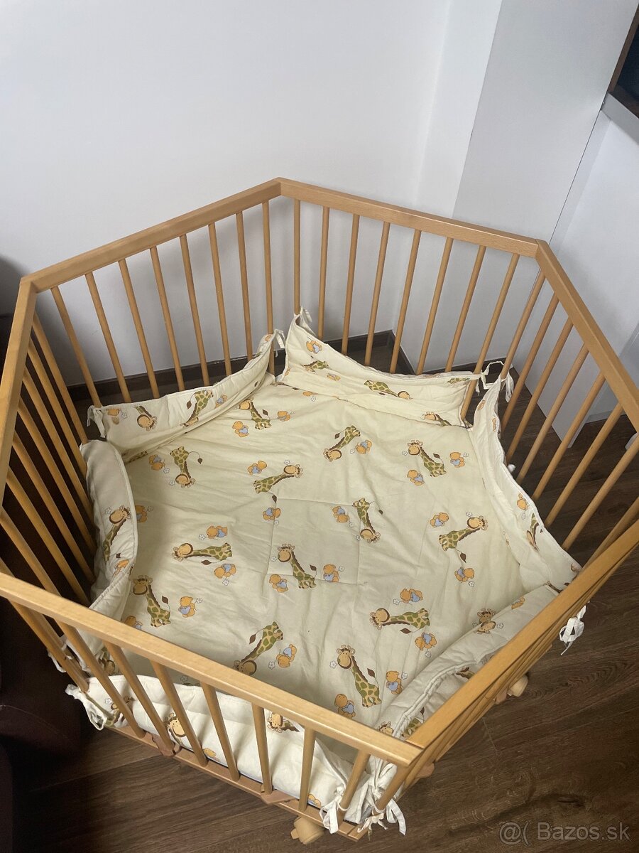 Kvalitna detska drevena ohradka