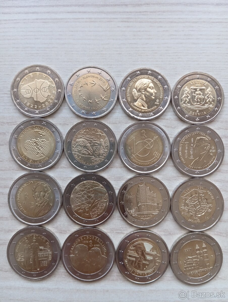 Pamätné 2 euro mince 4. časť