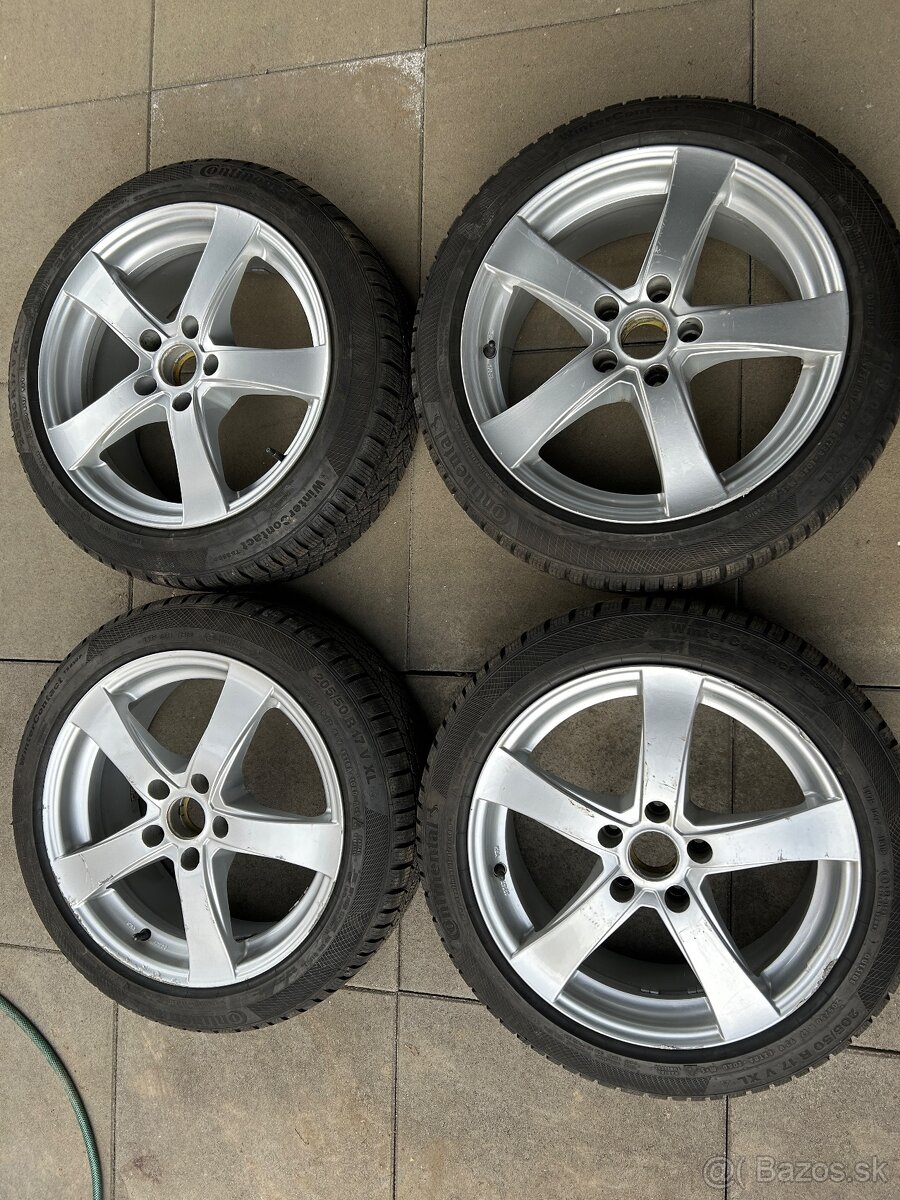 Elektróny Dezent 5x112 r 17 + zimné pneu