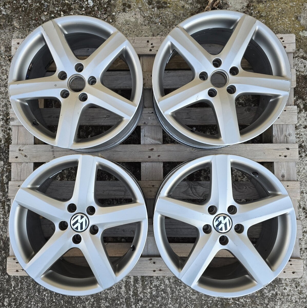 ORIGINÁL VW HLINÍKOVÉ DISKY 5x112 R17
