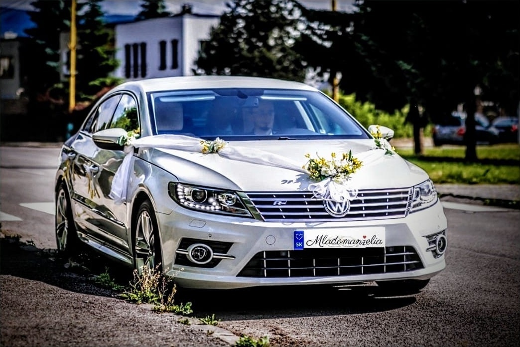 Svadobné auto VW CC R-Line sedan limuzína.