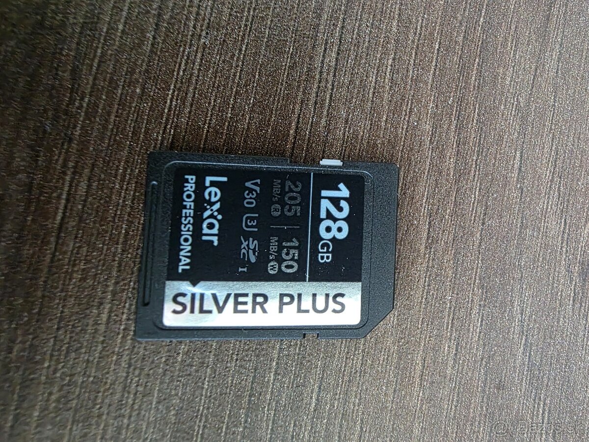 Predám ako novú kartu SD XC 128 GB Lexar Professional