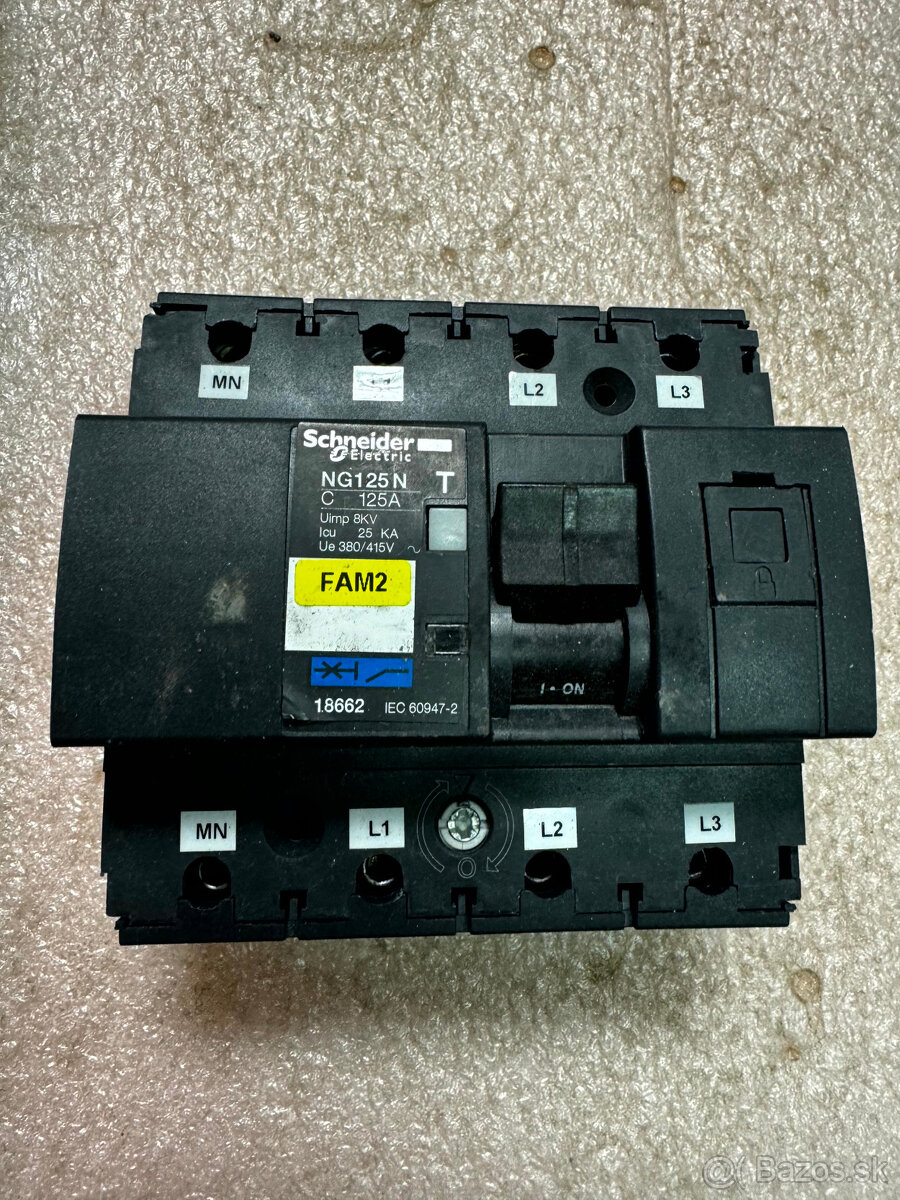 Schneider istic NG125N 4P 125A
