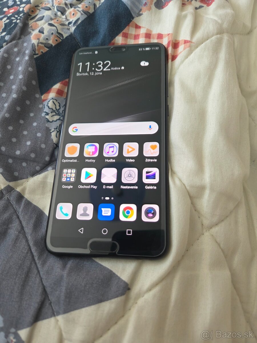 Huawei p20 pro dual sim čierny v peknom stave 6gb rám 128gb