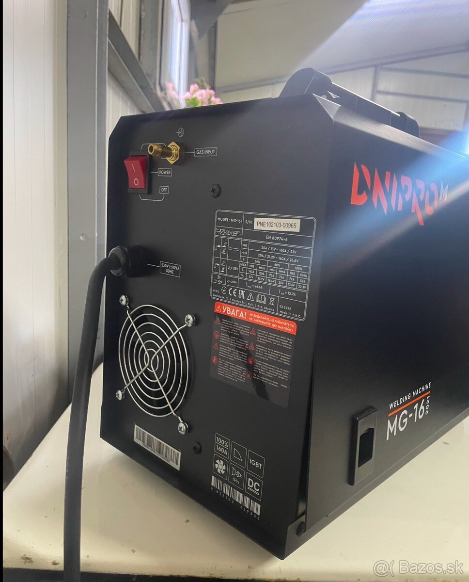 Zváračka Dnipro MG-16 Synergy – MIG/MMA 160A