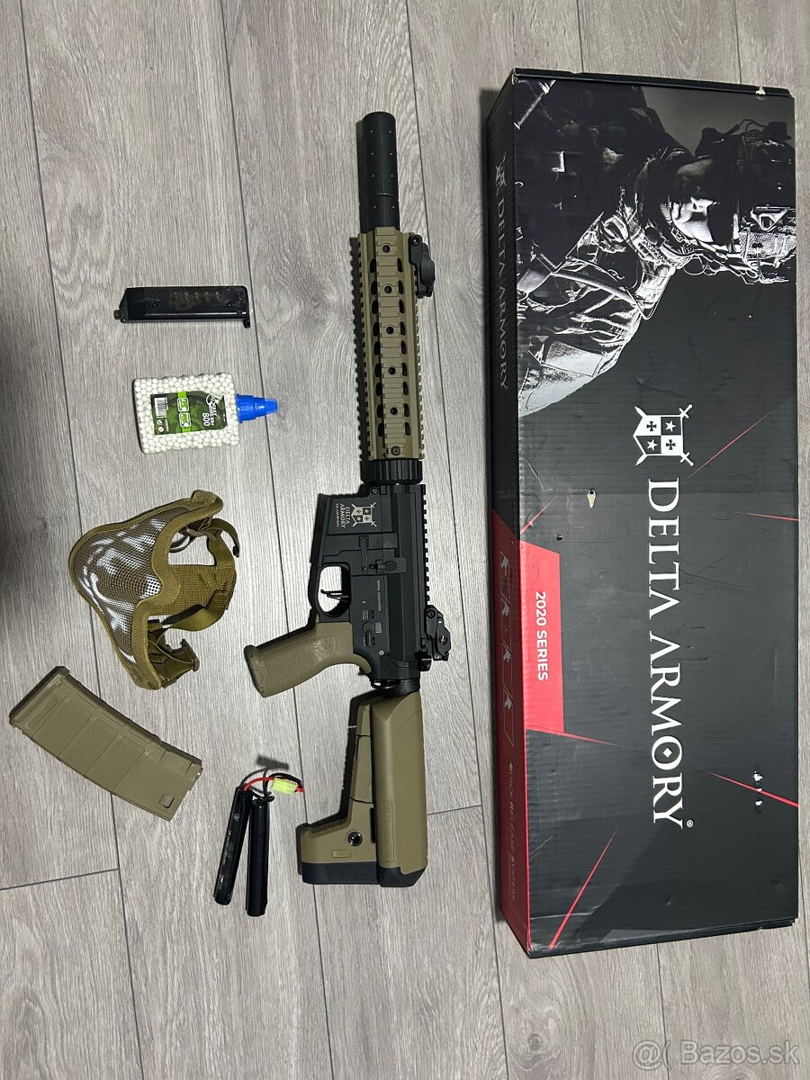 Delta Armory airsoft zbraň M4 AR15 SilentOps 9” Charlie Half