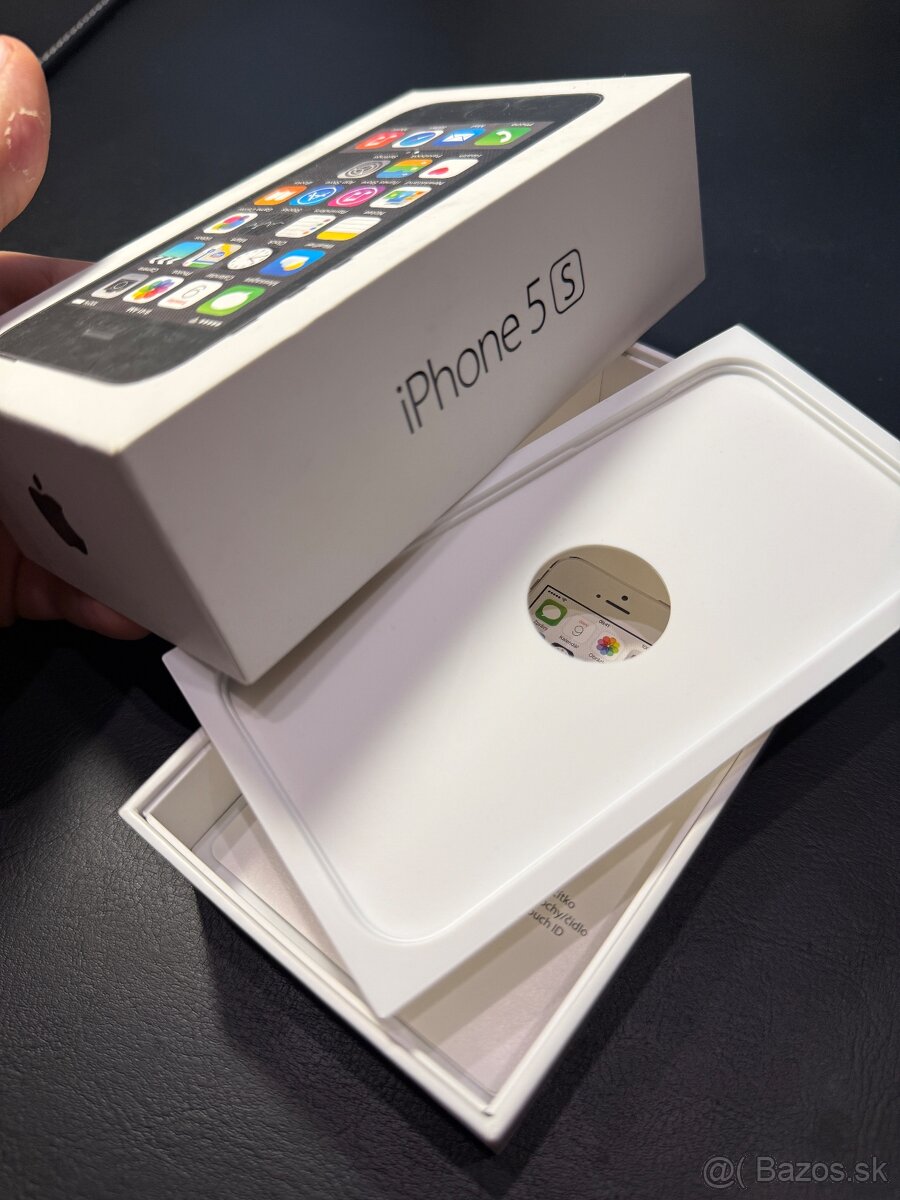 iPhone 5s gold krabica