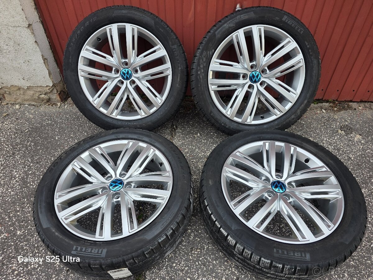 Zimné kolesá VW Tiguan 5x112 r19 235/50 r19 top stav