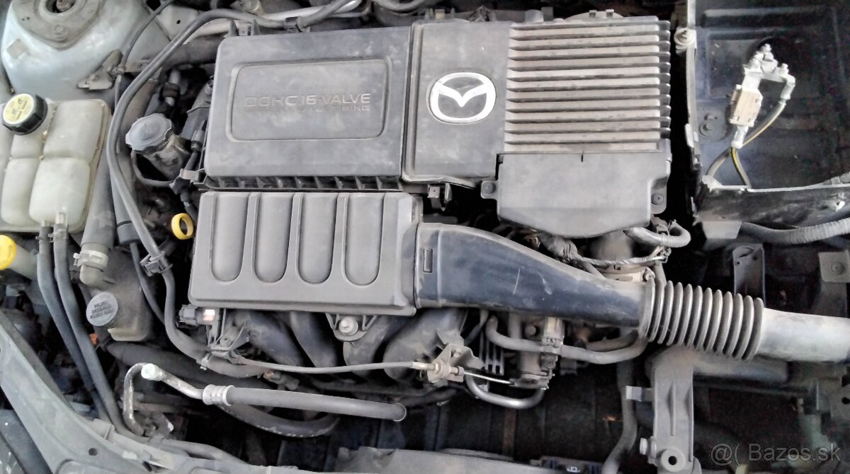Mazda 3 1.6 2004 predám MOTOR Z601, PREVODOVKA, nárazník
