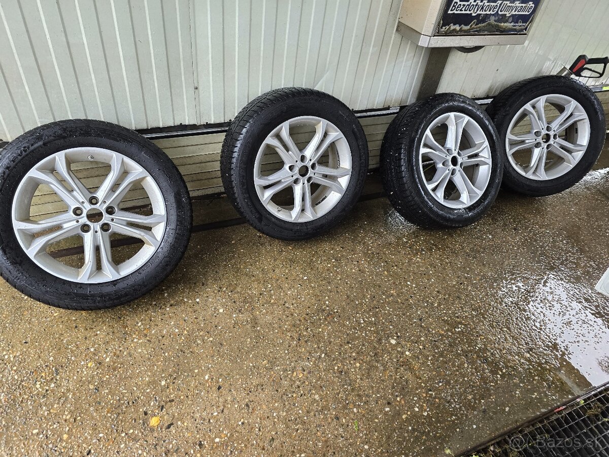 Alu disky r.18+zimné pneu