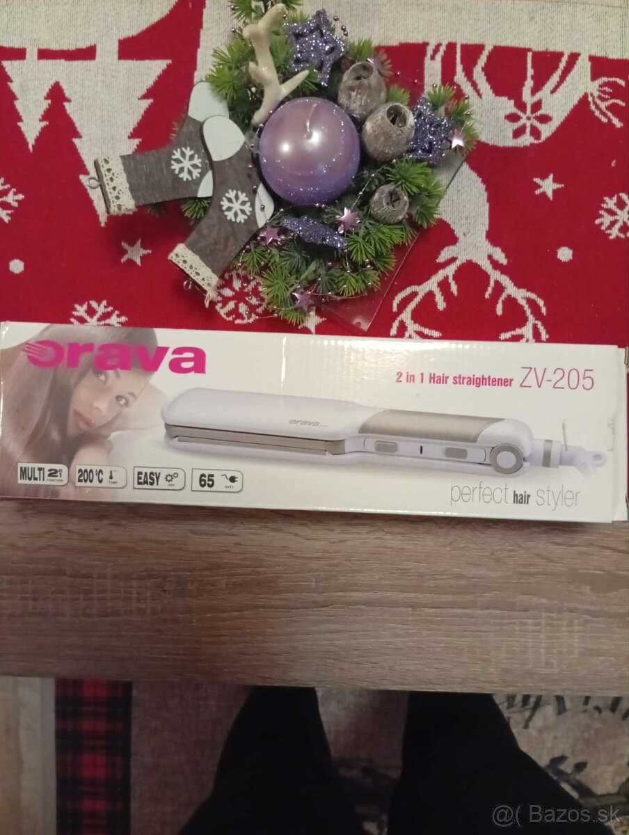 2v1 Žehlička na vlasy