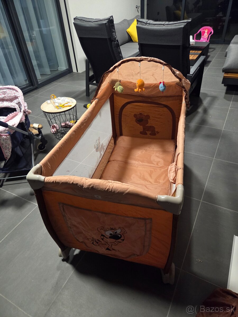 Detská prenosná postieľka