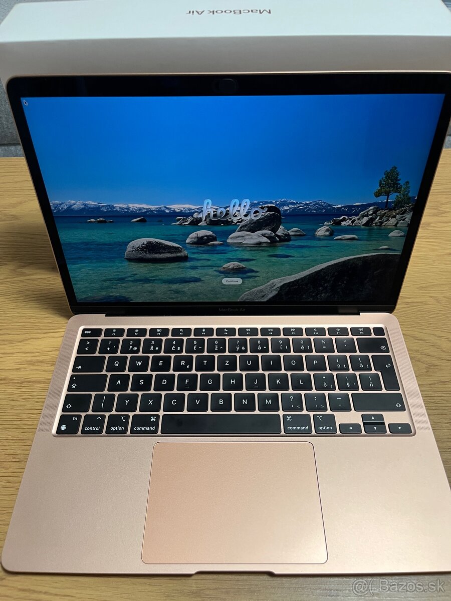 MacBook Air M1 – 256 GB, Zlatý – ako nový