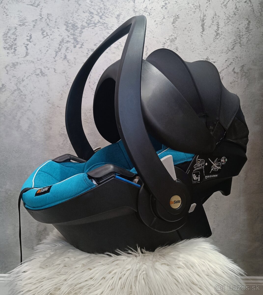 LUXUSNÉ BEZPEČNÉ VAJÍČKO BESAFE MODULAR I-SIZE BLUE