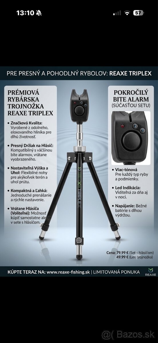 Kvalitna trojnožku REAXE TRIPLEX