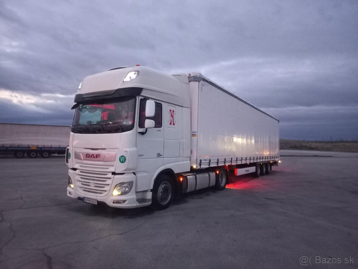 Predam Daf Xf 106 / 480 low deck / mega